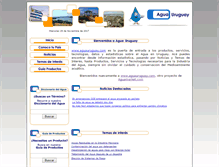Tablet Screenshot of aguauruguay.com